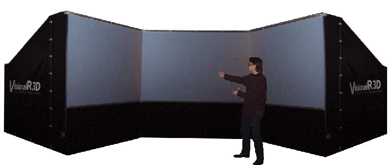 3x 3d projection system