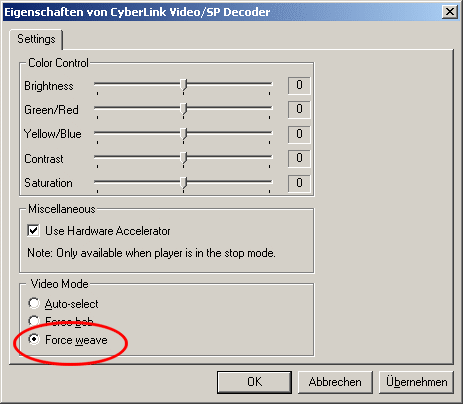 Cyberlink Decoder