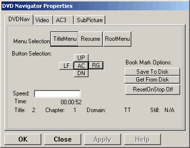 DVD Properties