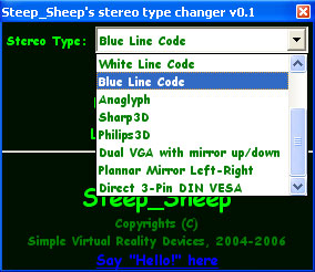 Steep Sheep&#146;s Stereo Type Changer version 1.0