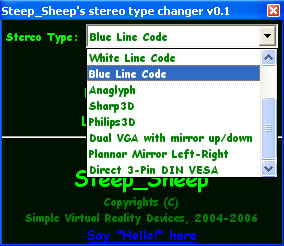 Steep Sheep&#146;s Stereo Type Changer version 1.0